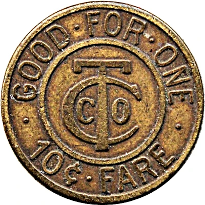 10 Cents - CTCO (Fairmont, West Virginia) ND front