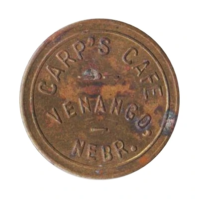 10 Cents - Carp's Cafe Venango, Nebraska ND front