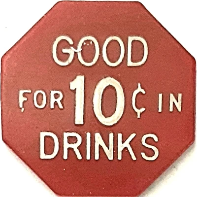10 Cents - Chet's Tavern (Albany, New York) ND back