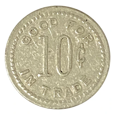 10 Cents - Cullins (Goodland, Kansas) ND back