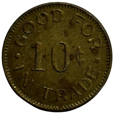 10 Cents - Czecher Inn (Lodi, California) ND back