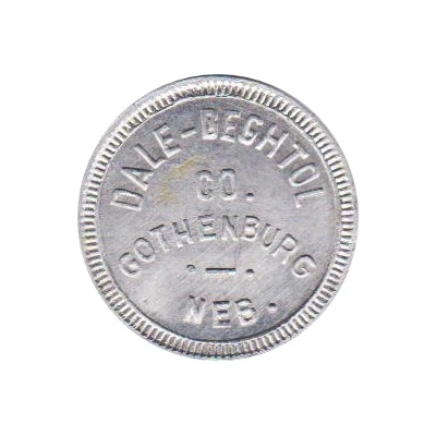 10 Cents - Dale-Beghtol Company (Gothenburg, Nebraska) ND front