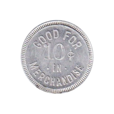 10 Cents - Dale-Beghtol Company (Gothenburg, Nebraska) ND back