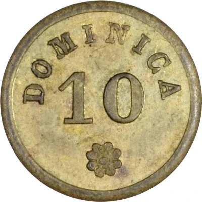 10 Cents (Dominica) ND front