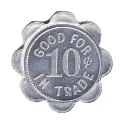 10 Cents - E.J. Kacirek General Merchandise (Bruno, Nebraska) ND back