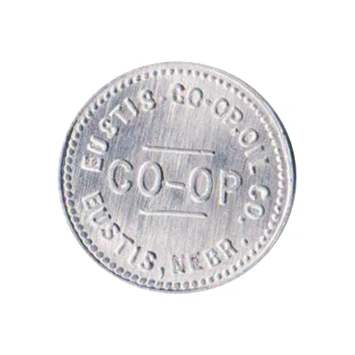10 Cents - Eustis Co.Op.Oil Eustis, Nebraska ND front