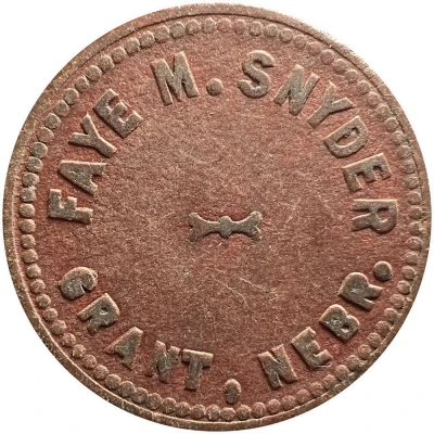 10 Cents - Faye M. Snyder (Grant, Nebraska) ND front
