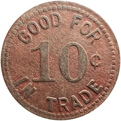 10 Cents - Faye M. Snyder (Grant, Nebraska) ND back