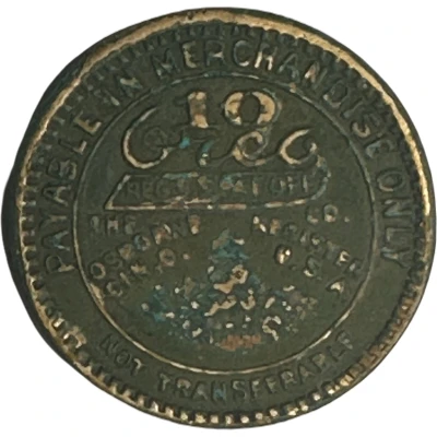 10 Cents - Fayette - Jellico Coal Company (Anchor, Kentucky) ND back