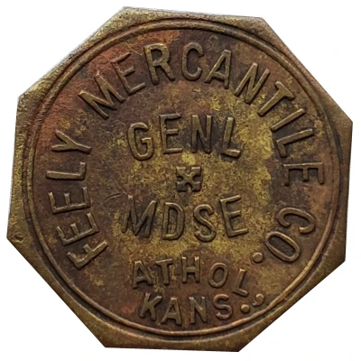 10 Cents -Feely Mercantile Co. (Athol, Kansas) ND front