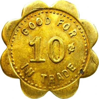 10 Cents - Fred's Tavern (Reedsburg, Wisconsin) ND back