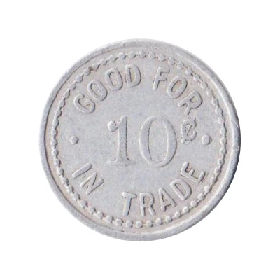 10 Cents - Houston and Yekel Bridgeport, Nebraska ND back