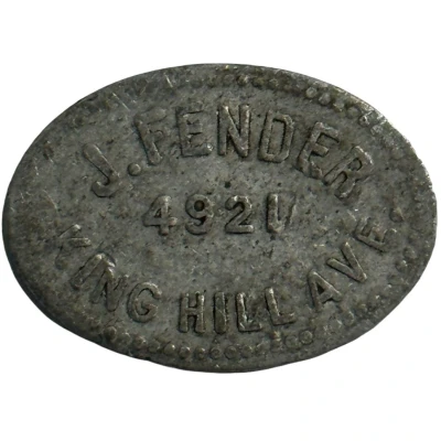 10 Cents - J. Fender (Saint Joseph, Missouri) ND front