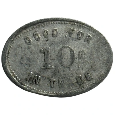 10 Cents - J. Fender (Saint Joseph, Missouri) ND back