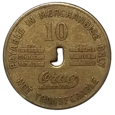 10 Cents - Jewell Ridge Coal Corp. (Jewell Ridge, Virginia) ND back