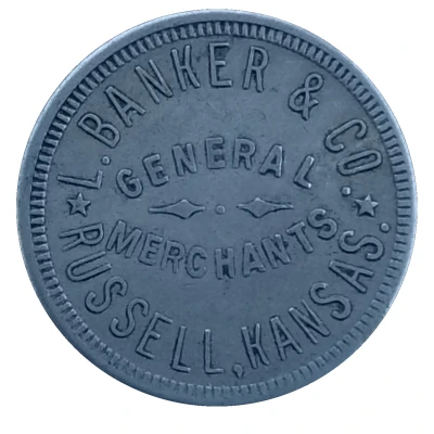 10 Cents - L. Banker and Co. (Russell, Kansas) ND front