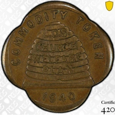 10 Cents - LDS Church Welfare Plan Salt Lake City, Utah front