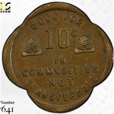 10 Cents - LDS Church Welfare Plan Salt Lake City, Utah back