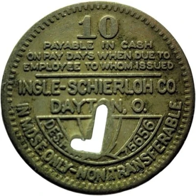 10 Cents - Lillybrook Coal Co. (Lillybrook, West Virginia) ND back
