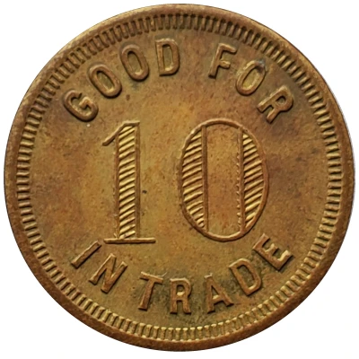 10 Cents - M. S. Hackler (Tampa, Kansas) ND back