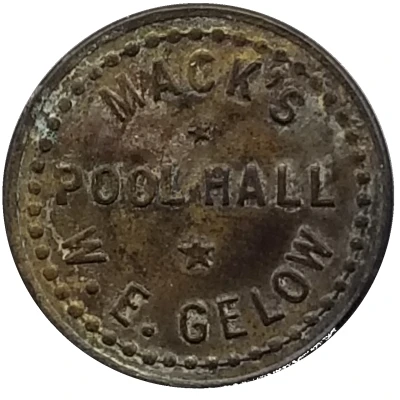10 Cents - Mack's Pool Hall Portland, Oregon ND front