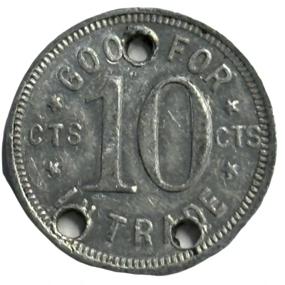 10 Cents - Mathews Cash Store (Ansonia, Ohio) ND back