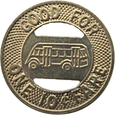 10 Cents - McDonald Bus Lines, Inc. Girard, Ohio ND back