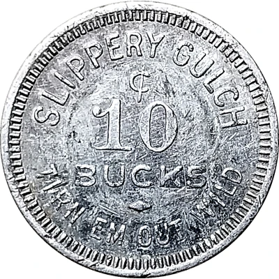 10 Cents - R. Stoughton (Prescott, Arizona) ND back