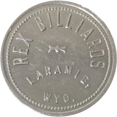 10 Cents - Rex Billiards (Laramie, Wyoming) ND front