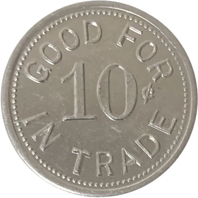 10 Cents - Rex Billiards (Laramie, Wyoming) ND back