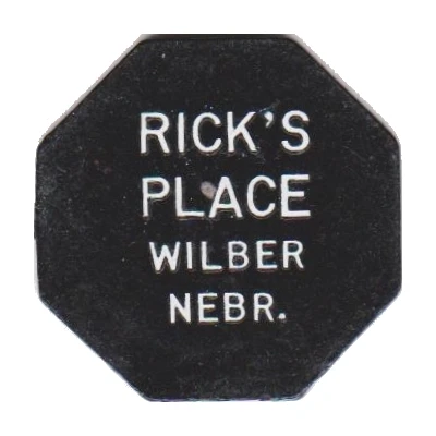 10 Cents - Rick's Place (Wilber, Nebraska) ND front