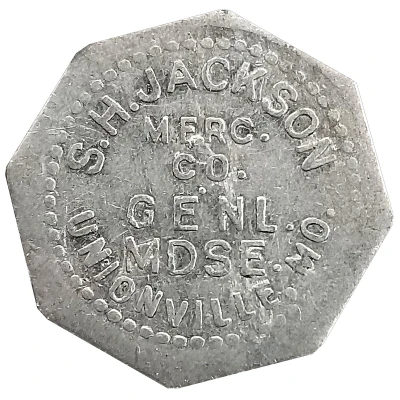 10 Cents - S. H. Jackson (Unionville, Missouri) ND front