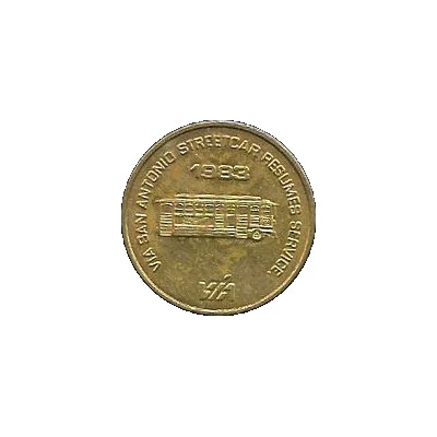 10 Cents - San Antonio Traction Co. Retires Streetcar San Antonio, Texas front