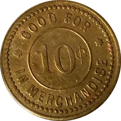 10 Cents - The Mercantile Co. ND back