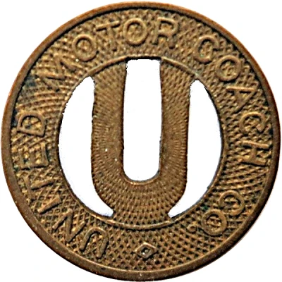 10 Cents - United Motor Coach Des Plaines, Illinois ND front
