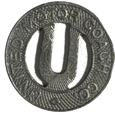 10 Cents - United Motor Coach Des Plaines, Illinois ND front