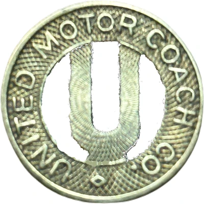 10 Cents - United Motor Coach Des Plaines, Illinois ND front