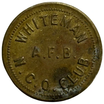 10 Cents - Whiteman AFB NCO Club (Whiteman, Missouri) ND front