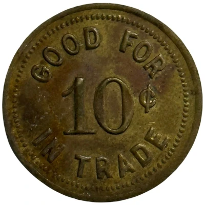 10 Cents - Whiteman AFB NCO Club (Whiteman, Missouri) ND back