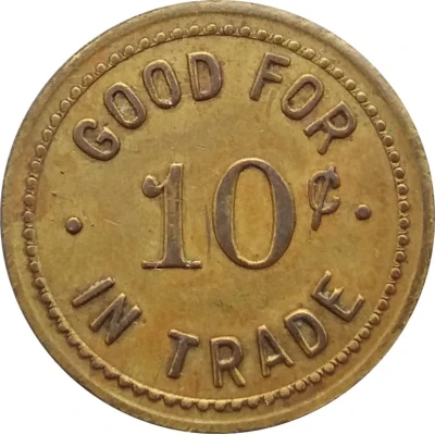 10 Cents - Wignall's Cash Store Virginia, Nebraska ND back
