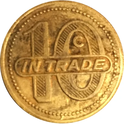 10 Cents - Wolverine Billiards (Saginaw, Michigan) ND back