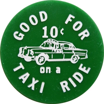 10 Cents - Wye Taxi (Soldotna, Alaska) ND back