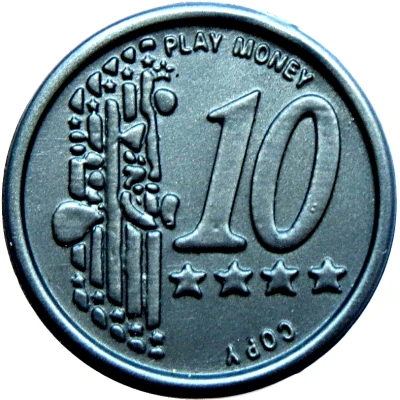 10 Euro Cents (Play Money) ND front