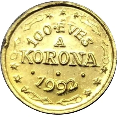 10 Korona Gold front