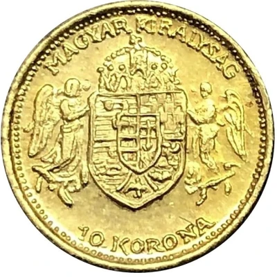 10 Korona Gold back