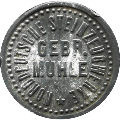 10 Pfennigs - Bremen (Norddeutsche Steinzeugwerke Gebr. Muhle) ND front