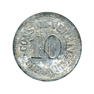 10 Pfennigs Consum-Verein Trebnitz ND front