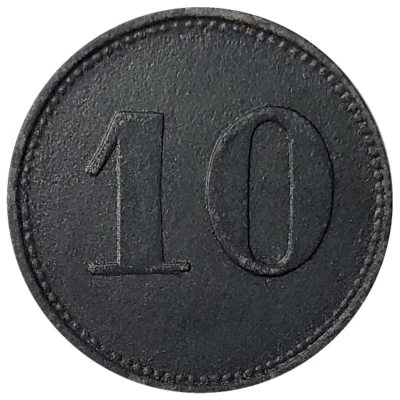10 Pfennigs - Düsseldorf (Henkel and Cie) ND back