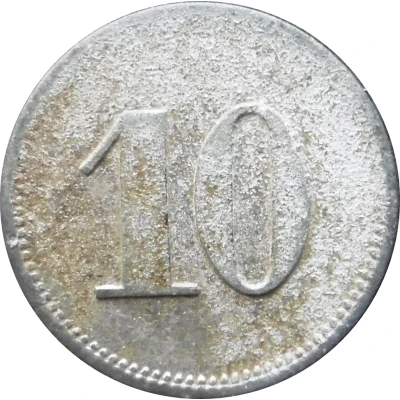 10 Pfennigs - E.L. (Amberg) ND back