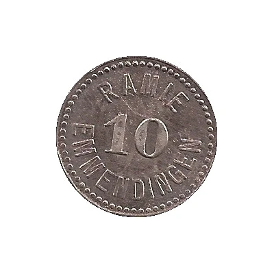 10 Pfennigs - Emmendingen (Spinnerei Ramie) ND front